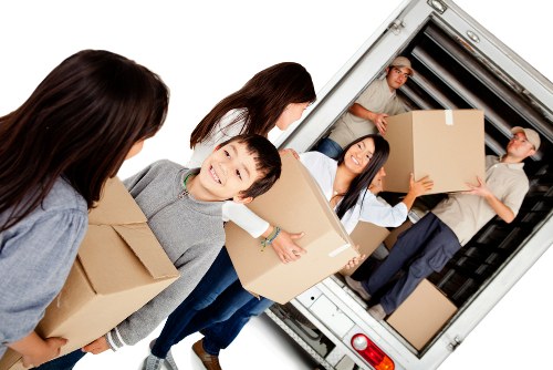Commercial moving preparation in Queensbury office setting