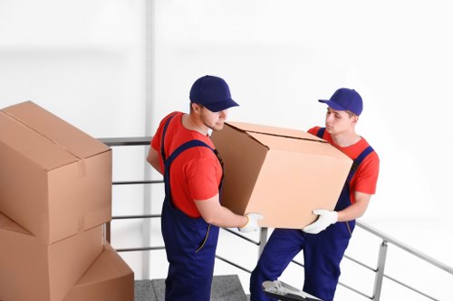 Home moving planning in Queensbury with packed boxes