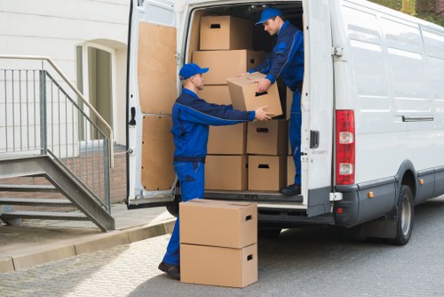 Explanation of cookie categories for a moving service website