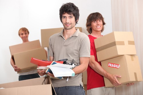 Donation-ready furniture and goods prepared for charity reuse