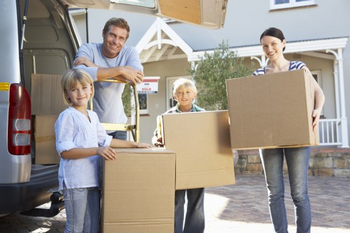 Local commercial removals team handling premises access in Queensbury