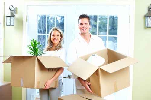 Reusable furniture and donated goods prepared for charity partnership
